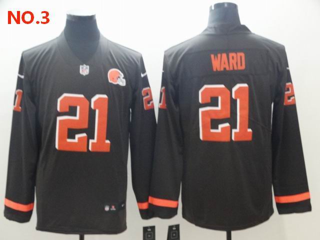 Men's Cleveland Browns #21 Denzel Ward Jesey NO.3;